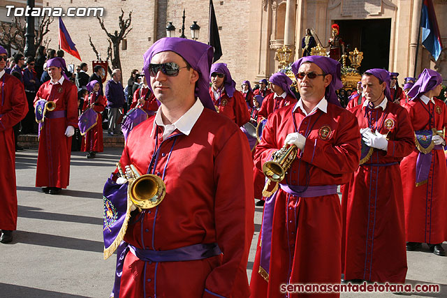 Procesin Viernes Santo maana 2010 - Reportaje I (Salida y recogida I) - 83