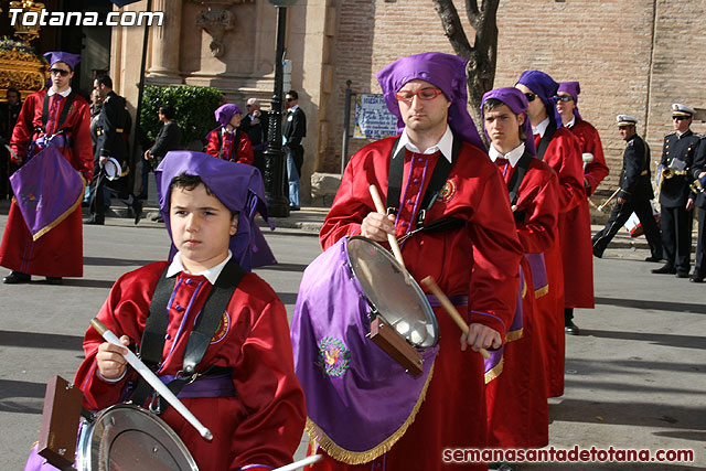 Procesin Viernes Santo maana 2010 - Reportaje I (Salida y recogida I) - 86