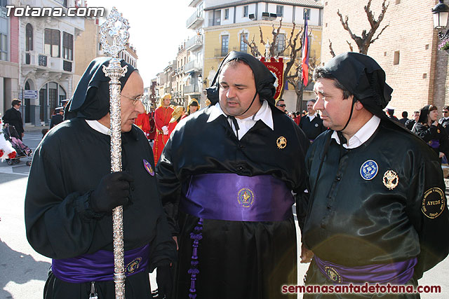 Procesin Viernes Santo maana 2010 - Reportaje I (Salida y recogida I) - 94