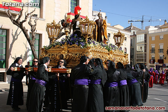 Procesin Viernes Santo maana 2010 - Reportaje I (Salida y recogida I) - 113