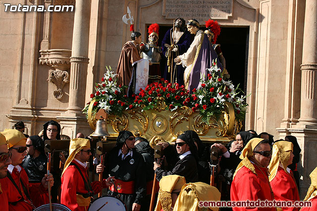 Procesin Viernes Santo maana 2010 - Reportaje I (Salida y recogida I) - 130