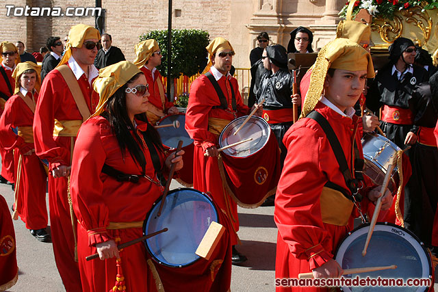 Procesin Viernes Santo maana 2010 - Reportaje I (Salida y recogida I) - 132