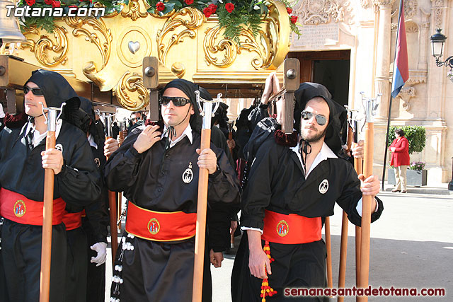 Procesin Viernes Santo maana 2010 - Reportaje I (Salida y recogida I) - 138