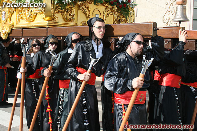 Procesin Viernes Santo maana 2010 - Reportaje I (Salida y recogida I) - 166