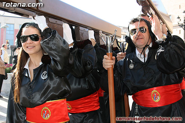 Procesin Viernes Santo maana 2010 - Reportaje I (Salida y recogida I) - 169