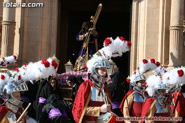 Procesin Viernes Santo maana 2010 - Reportaje I (Salida y recogida I) - 182