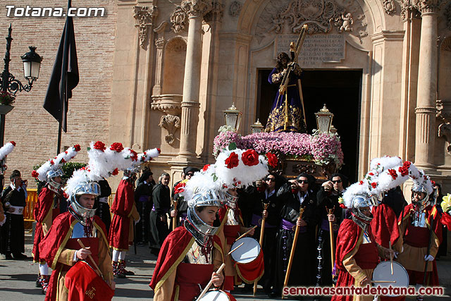 Procesin Viernes Santo maana 2010 - Reportaje I (Salida y recogida I) - 184