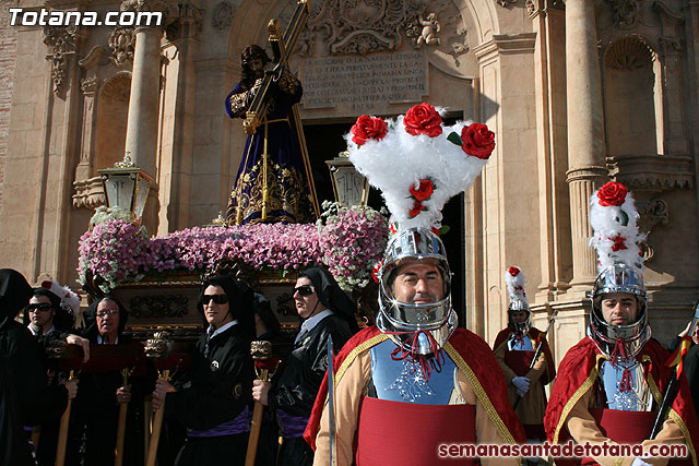 Procesin Viernes Santo maana 2010 - Reportaje I (Salida y recogida I) - 188