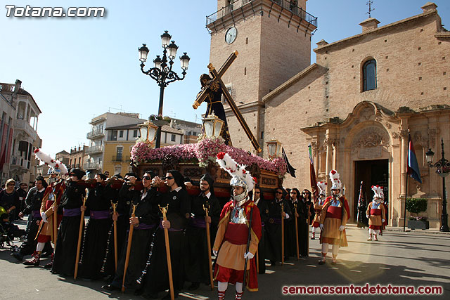 Procesin Viernes Santo maana 2010 - Reportaje I (Salida y recogida I) - 201