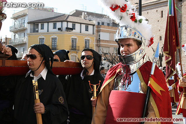 Procesin Viernes Santo maana 2010 - Reportaje I (Salida y recogida I) - 212