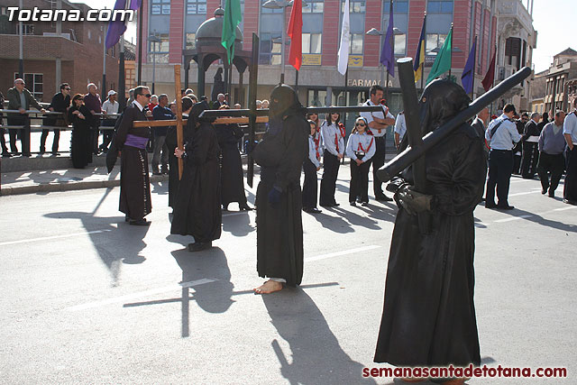 Procesin Viernes Santo maana 2010 - Reportaje I (Salida y recogida I) - 219