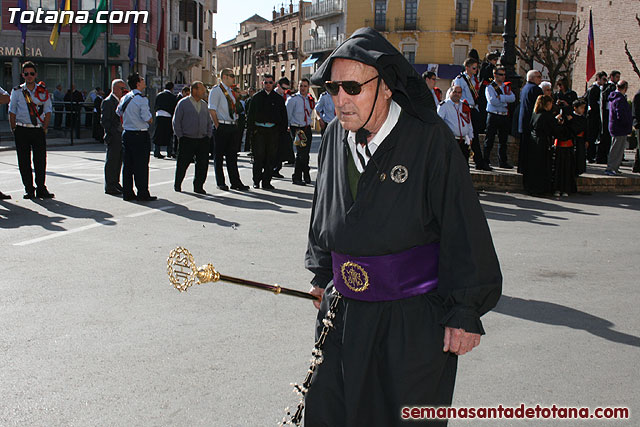 Procesin Viernes Santo maana 2010 - Reportaje I (Salida y recogida I) - 220