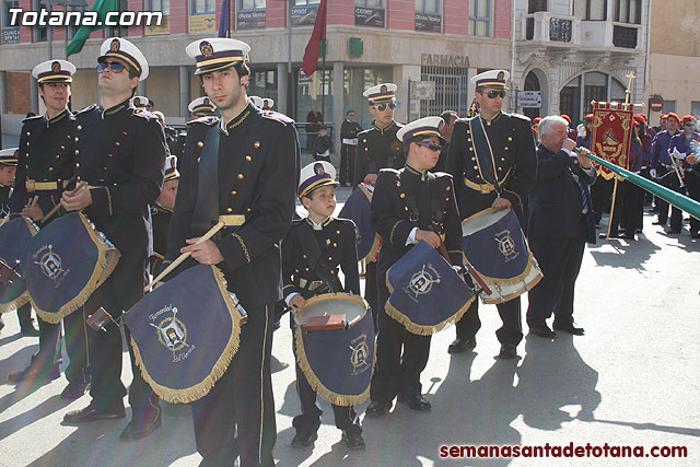 Procesin Viernes Santo maana 2010 - Reportaje I (Salida y recogida I) - 236