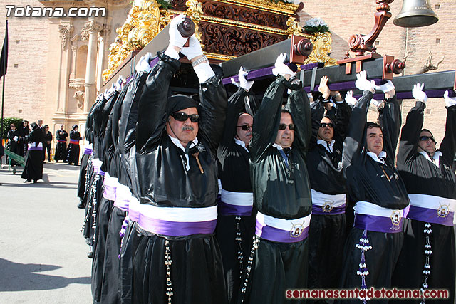 Procesin Viernes Santo maana 2010 - Reportaje I (Salida y recogida I) - 251