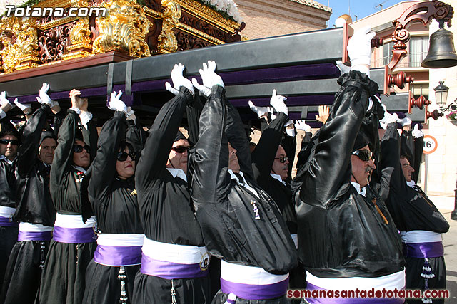 Procesin Viernes Santo maana 2010 - Reportaje I (Salida y recogida I) - 252