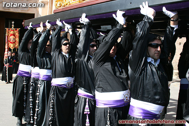 Procesin Viernes Santo maana 2010 - Reportaje I (Salida y recogida I) - 256