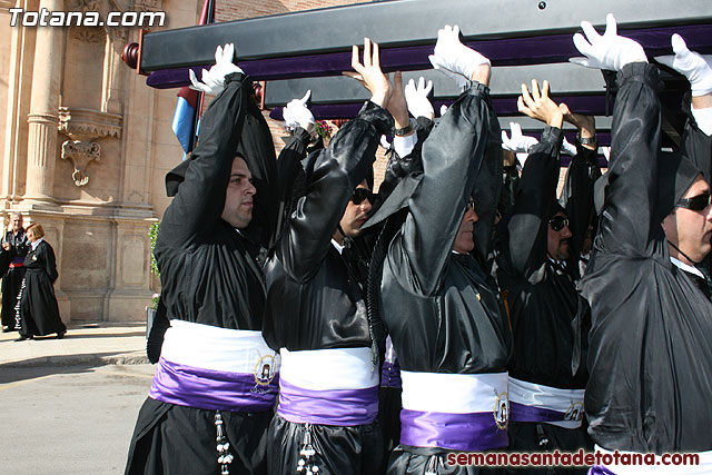 Procesin Viernes Santo maana 2010 - Reportaje I (Salida y recogida I) - 257