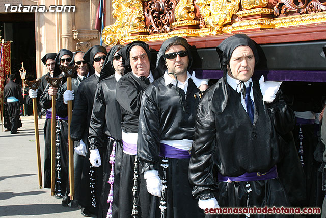 Procesin Viernes Santo maana 2010 - Reportaje I (Salida y recogida I) - 263