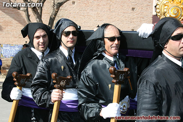 Procesin Viernes Santo maana 2010 - Reportaje I (Salida y recogida I) - 266