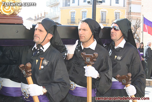 Procesin Viernes Santo maana 2010 - Reportaje I (Salida y recogida I) - 274