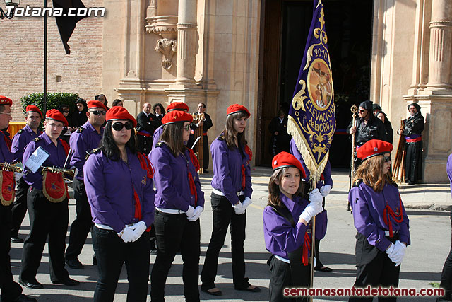 Procesin Viernes Santo maana 2010 - Reportaje I (Salida y recogida I) - 283