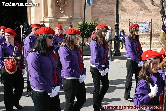 Procesin Viernes Santo maana 2010 - Reportaje I (Salida y recogida I) - 285