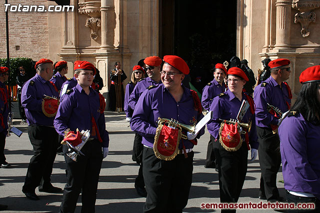 Procesin Viernes Santo maana 2010 - Reportaje I (Salida y recogida I) - 286