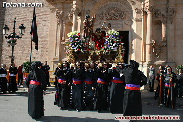 Procesin Viernes Santo maana 2010 - Reportaje I (Salida y recogida I) - 297