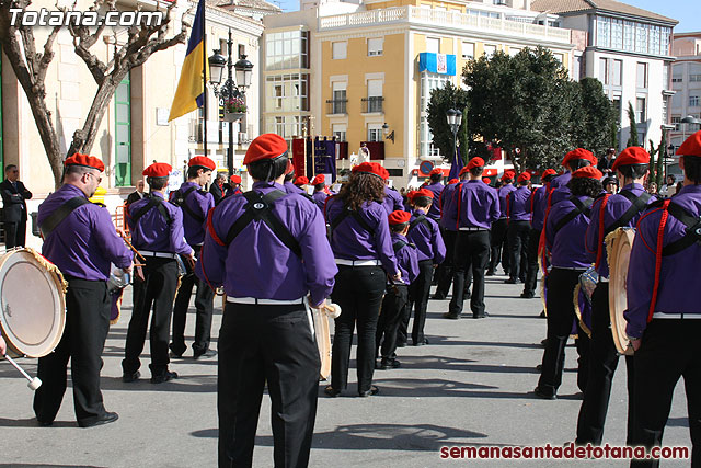 Procesin Viernes Santo maana 2010 - Reportaje I (Salida y recogida I) - 305