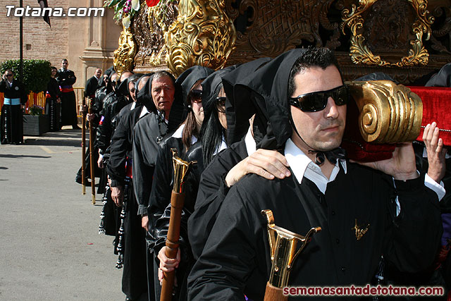 Procesin Viernes Santo maana 2010 - Reportaje I (Salida y recogida I) - 306