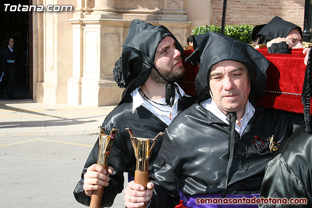 Procesin Viernes Santo maana 2010 - Reportaje I (Salida y recogida I) - 313