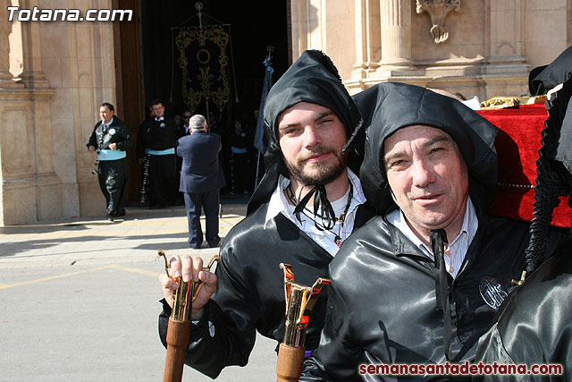 Procesin Viernes Santo maana 2010 - Reportaje I (Salida y recogida I) - 316