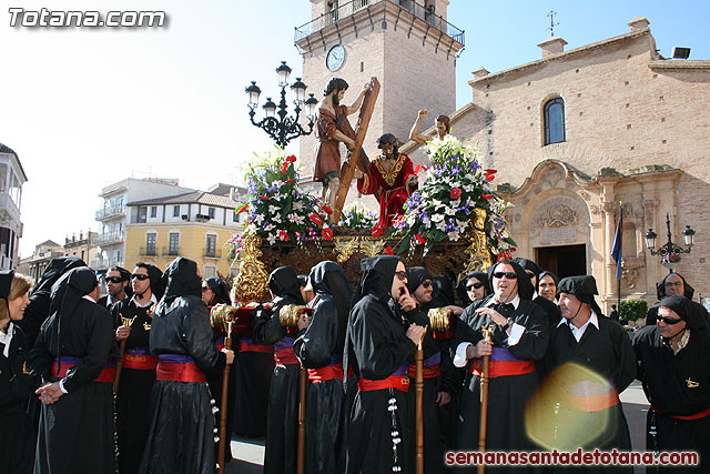 Procesin Viernes Santo maana 2010 - Reportaje I (Salida y recogida I) - 326