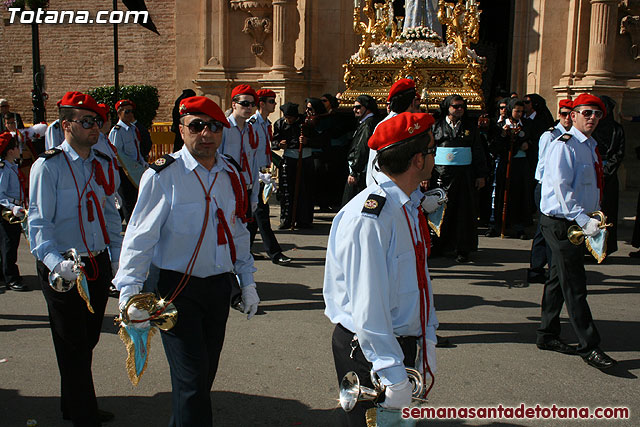 Procesin Viernes Santo maana 2010 - Reportaje I (Salida y recogida I) - 334