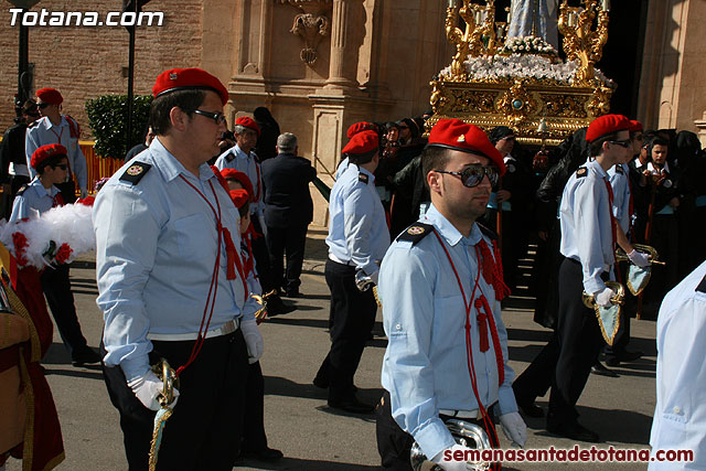 Procesin Viernes Santo maana 2010 - Reportaje I (Salida y recogida I) - 335