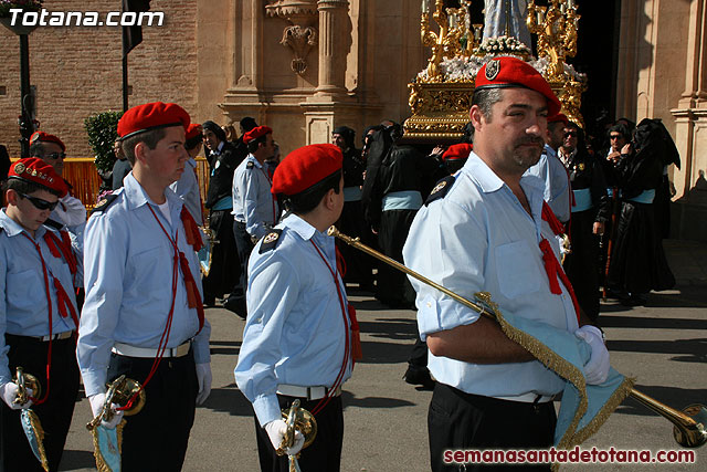 Procesin Viernes Santo maana 2010 - Reportaje I (Salida y recogida I) - 337