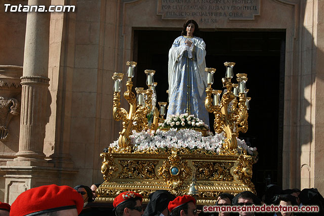 Procesin Viernes Santo maana 2010 - Reportaje I (Salida y recogida I) - 338