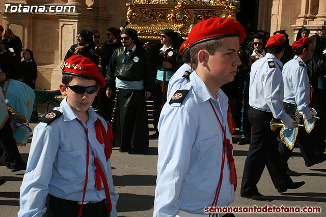 Procesin Viernes Santo maana 2010 - Reportaje I (Salida y recogida I) - 339