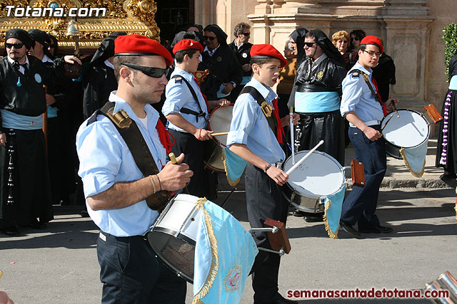 Procesin Viernes Santo maana 2010 - Reportaje I (Salida y recogida I) - 350