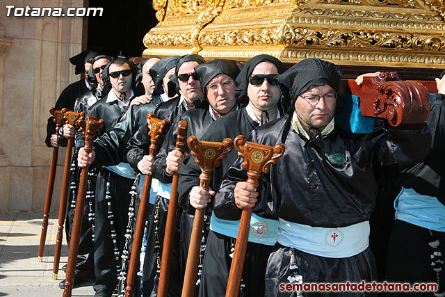 Procesin Viernes Santo maana 2010 - Reportaje I (Salida y recogida I) - 353