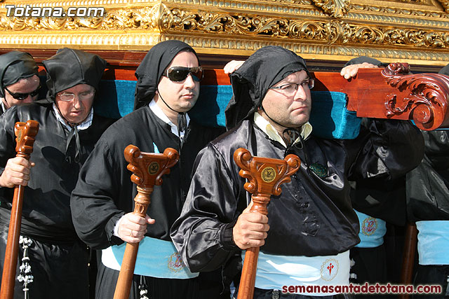 Procesin Viernes Santo maana 2010 - Reportaje I (Salida y recogida I) - 354