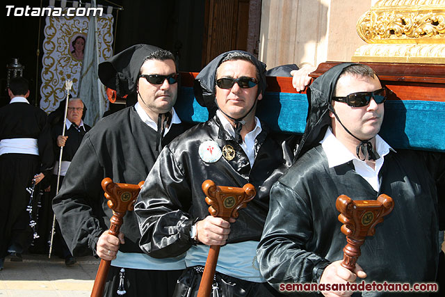 Procesin Viernes Santo maana 2010 - Reportaje I (Salida y recogida I) - 357