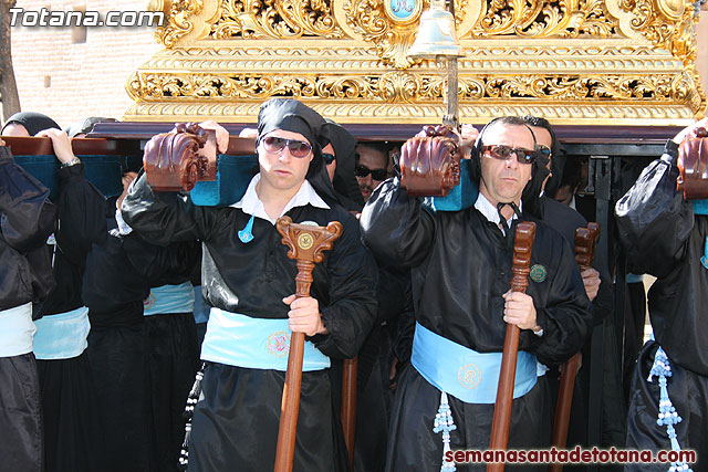 Procesin Viernes Santo maana 2010 - Reportaje I (Salida y recogida I) - 359