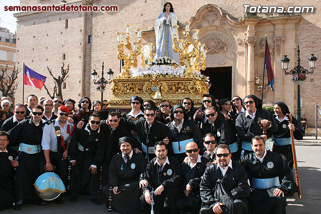 Procesin Viernes Santo maana 2010 - Reportaje I (Salida y recogida I) - 373