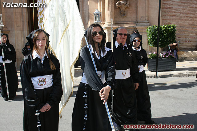 Procesin Viernes Santo maana 2010 - Reportaje I (Salida y recogida I) - 377