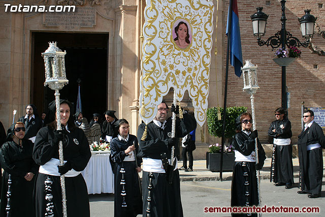 Procesin Viernes Santo maana 2010 - Reportaje I (Salida y recogida I) - 379