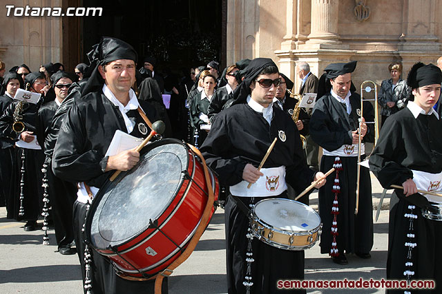 Procesin Viernes Santo maana 2010 - Reportaje I (Salida y recogida I) - 389