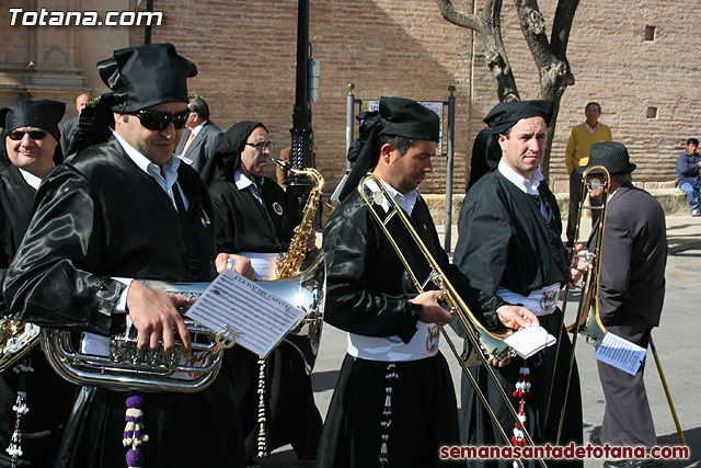 Procesin Viernes Santo maana 2010 - Reportaje I (Salida y recogida I) - 390