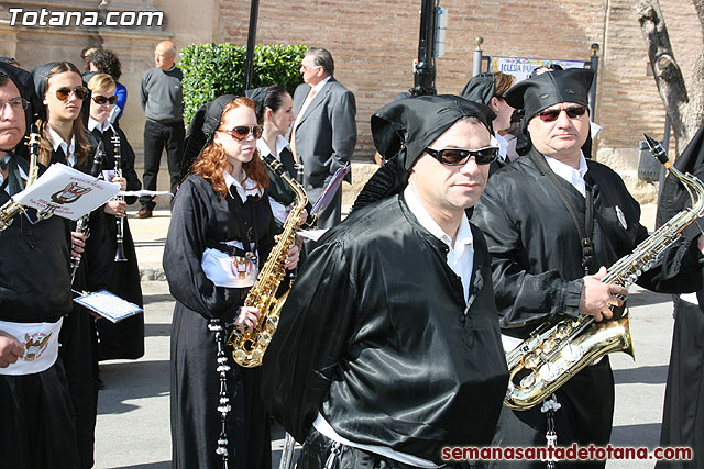 Procesin Viernes Santo maana 2010 - Reportaje I (Salida y recogida I) - 391