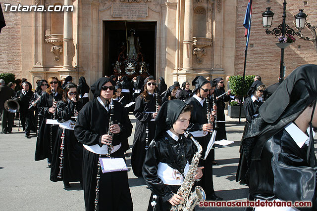 Procesin Viernes Santo maana 2010 - Reportaje I (Salida y recogida I) - 394